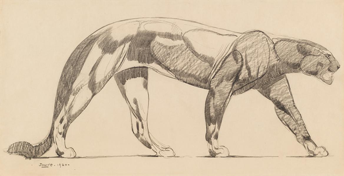 Panthère marchant, 1920